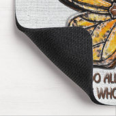 Tapis De Souris Tournesol/Croix/Papillon inspirant (Coin)