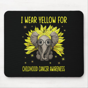 Tapis De Souris Tournesol Eléphant Je Porte Pour La Poule Jaune En