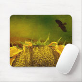 Tapis De Souris Tournesol et Hawk (Avec souris)