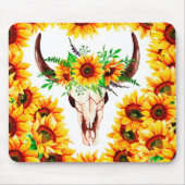 Tapis De Souris Tournesol et Taureau (Devant)