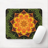 Tapis De Souris Tournesol géométrique Mandala Mousepad (Avec souris)