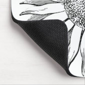 Tapis De Souris Tournesol illustré (Coin)