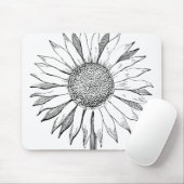 Tapis De Souris Tournesol illustré (Avec souris)