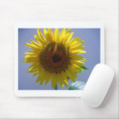 Tapis De Souris Tournesol jaune (Avec souris)