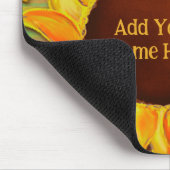 Tapis De Souris Tournesol Jolie Inspirivité Jaune Mousepad (Coin)