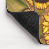 Tapis De Souris Tournesol Mousepad Beau Cadeaux Fleurs Jaunes (Coin)