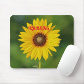Tapis De Souris Tournesol sauvage Kansas Silhouette (Avec souris)