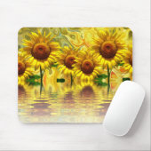 Tapis De Souris Tournesols (Avec souris)