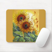 Tapis De Souris Tournesols (Avec souris)