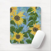 Tapis De Souris tournesols (Avec souris)