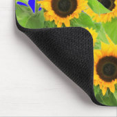 Tapis De Souris Tournesols Souris Pad Ukraine Drapeaux Couleurs - (Coin)