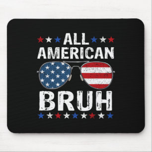 Tapis De Souris Tous les Américains 4 juillet garçons Ados patriot