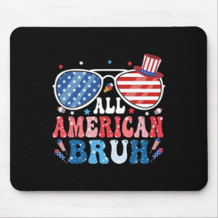 Tapis De Souris Tous Les Américains Bruh 4 De Juillet Garçons Chem