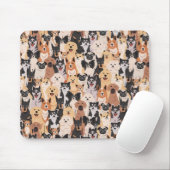 Tapis de souris Tous les chiens (Avec souris)