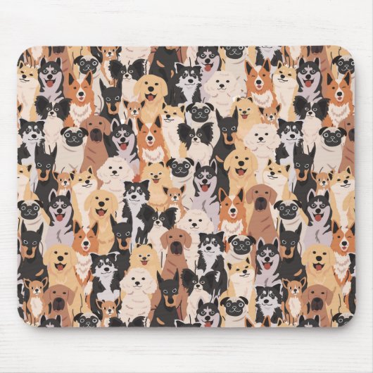 Tapis de souris Tous les chiens (Devant)