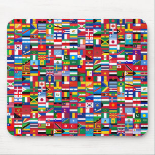 Tapis de souris Tous les drapeaux, Dessin de drape