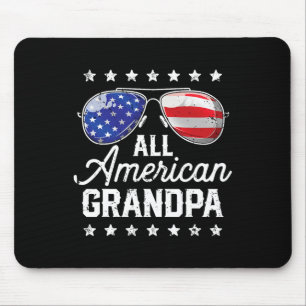 Tapis De Souris Tous les Grandpa 4 juillet Famille Correspondances
