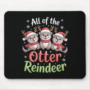 Tapis De Souris Tous Les Jours De Noël De L'Ourter Reindeer Jouent