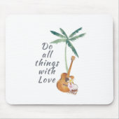 Tapis De Souris Tous les Things With Love Tropical (Devant)