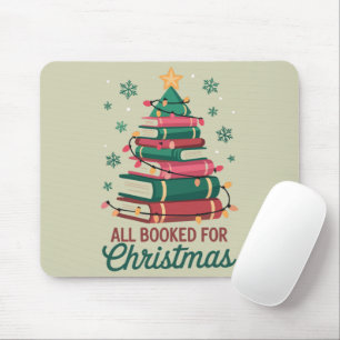 Tapis De Souris Tous Réservés Pour Le Sapin De Noël Bibliothécaire