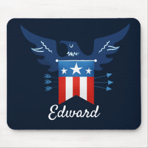 Tapis De Souris Tout American Eagle & Flag Patriotic
