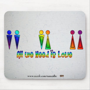 Tapis De Souris Tout ce dont nous avons besoin, c'est de l'amour