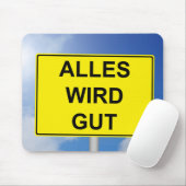 Tapis De Souris Tout devient Bien Bouclier avec fond de ciel (Avec souris)