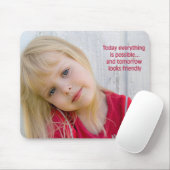 Tapis De Souris Tout est possible (Avec souris)