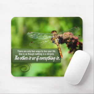 Tapis De Souris "Tout est un miracle" Citation Inspirationnelle