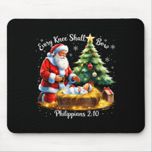 Tapis De Souris Tout genou fléchira Philippiens 2_10 Noël