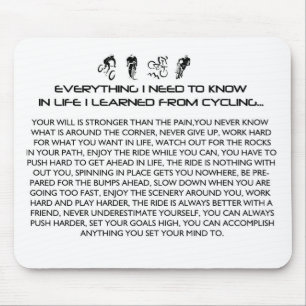 TAPIS DE SOURIS TOUT I LEARNED-CYCLE