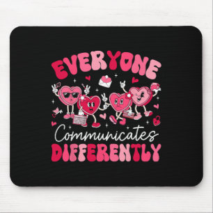 Tapis De Souris Tout le monde communique différemment Autisme Sain