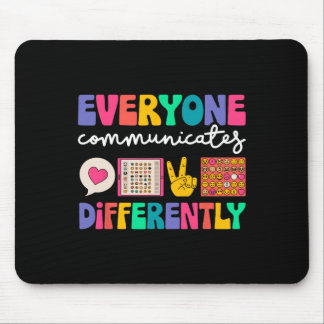 Tapis De Souris Tout le monde communique différemment Éducation sp