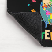 Tapis De Souris Tout Le Monde De L'Autisme Différent (Coin)