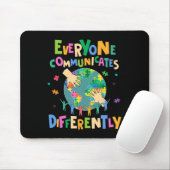 Tapis De Souris Tout Le Monde De L'Autisme Différent (Avec souris)