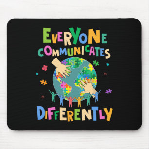 Tapis De Souris Tout Le Monde De L'Autisme Différent