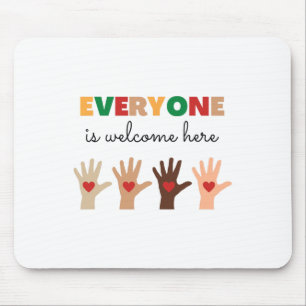 Tapis De Souris Tout Le Monde Est Bienvenue Ici Idaho Enseignant 1