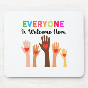 Tapis De Souris Tout Le Monde Est Bienvenue Ici Idaho Enseignant 6