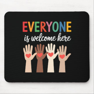 Tapis De Souris Tout le monde est le bienvenu ici Idaho Enseignant