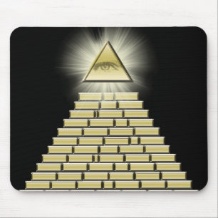 Tapis De Souris Tout l'oeil voyant Mousepad