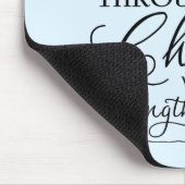 Tapis De Souris Tout par le Christ - Philippiens 4:13 (Coin)
