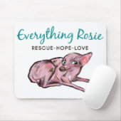 Tapis De Souris Tout Rosie (Avec souris)