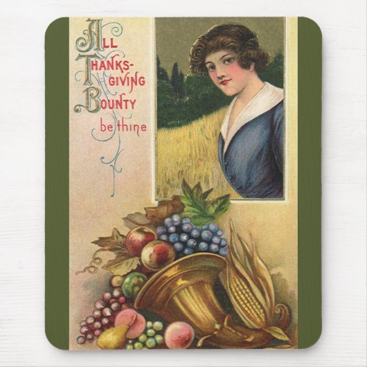 Tapis De Souris Toute la générosité de Thanksgiving Soit mince (Devant)