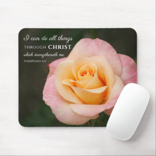 Tapis De Souris Toutes les choses par le Christ Philippiens 4:13 R
