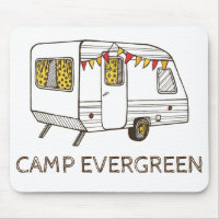 Tow Derrière Caravane Camper Caravan Souris person