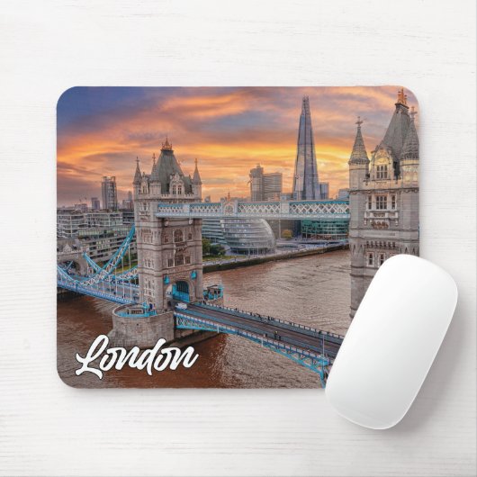 Tapis De Souris Tower Bridge, Londres, Angleterre (Avec souris)