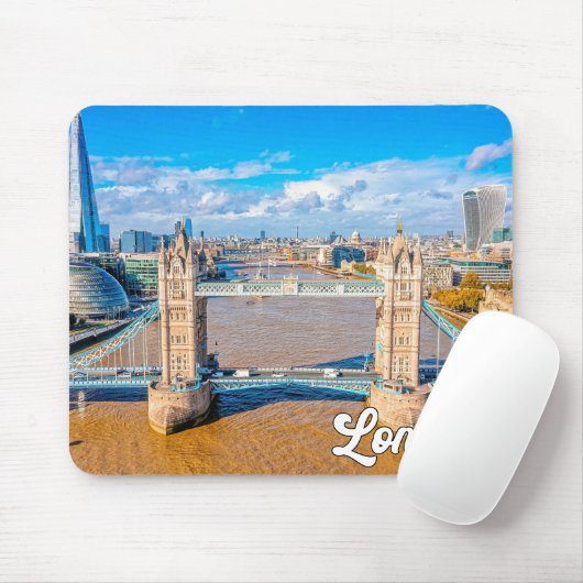 Tapis De Souris Tower Bridge, Londres, Angleterre (Avec souris)