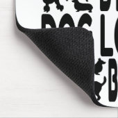 Tapis De Souris Toxicologue Amoureux des chiens (Coin)