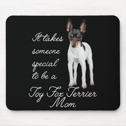 Tapis De Souris Toy Fox Terrier Maman Mousepad (Devant)