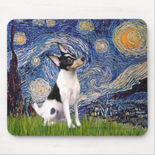 Tapis De Souris Toy Fox Terrier - Nuit étoilée